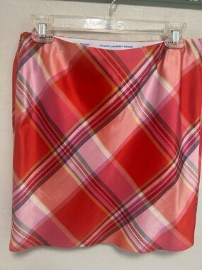 Ralph Lauren Silk Mini Skirt